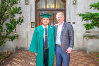 MSU President Annual Beaumont Tower with Spartan Grads