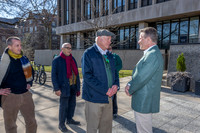 President Guskiewicz and Thomas Hannah